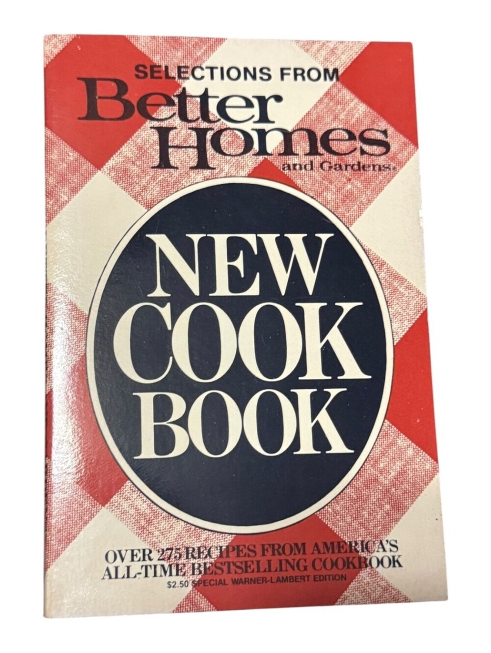 Vintage 1983 Better Homes & Gardens New Cook Book Selections Bantam Premium